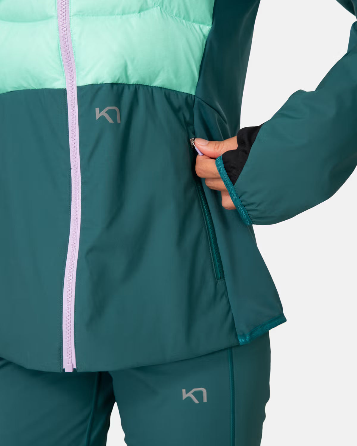 Kari Traa Tirill Thermal Jacket Thermojakke Dame - Peacock