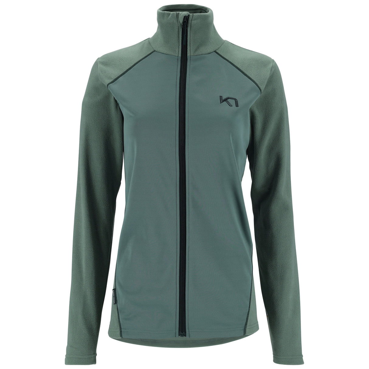 Kari Traa Kari Full-Zip Fleecetrøje Dame - Murk Green