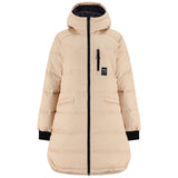 Kari Traa Rongve Parka Lang Dunjakke Dame - Oat Beige