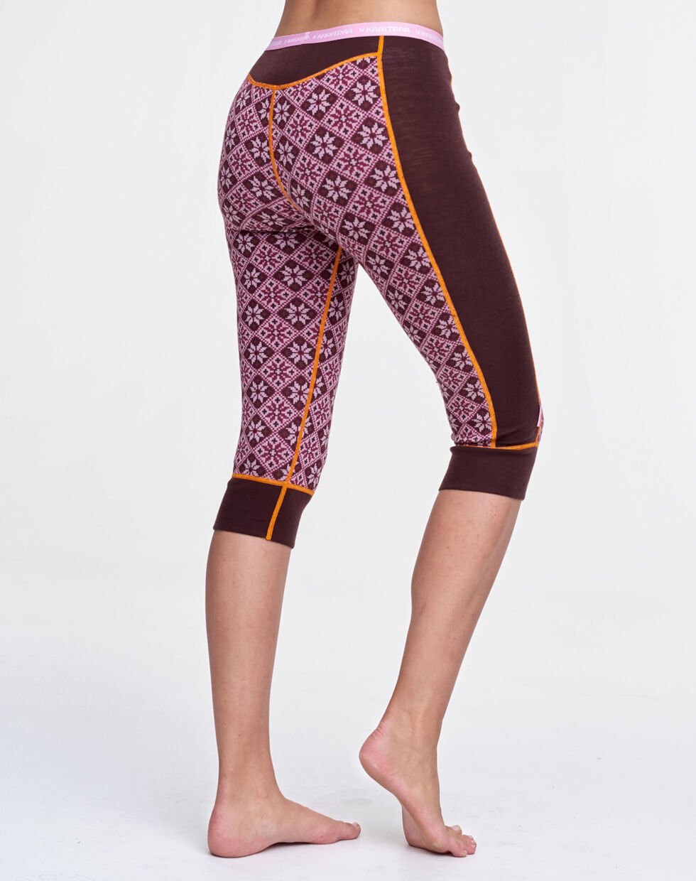 Kari Traa Rose Long Sleeve Capri Skiundertøj Sæt Dame - Syrup