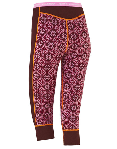 Kari Traa Rose Long Sleeve Capri Skiundertøj Sæt Dame - Syrup -