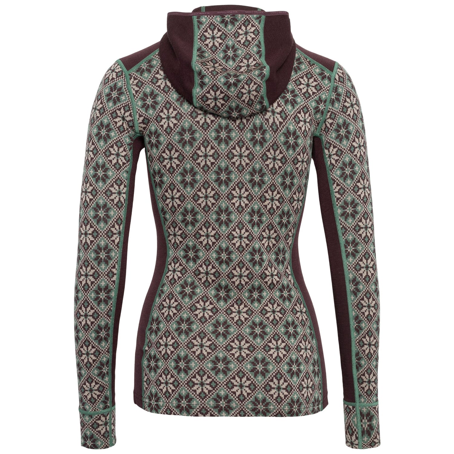 Kari Traa Rose Hoodie High Waist Skiundertøj Sæt Dame - Forest Green -