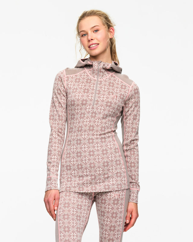 Kari Traa Rose Hoodie Skiundertrøje Dame - Taupe -