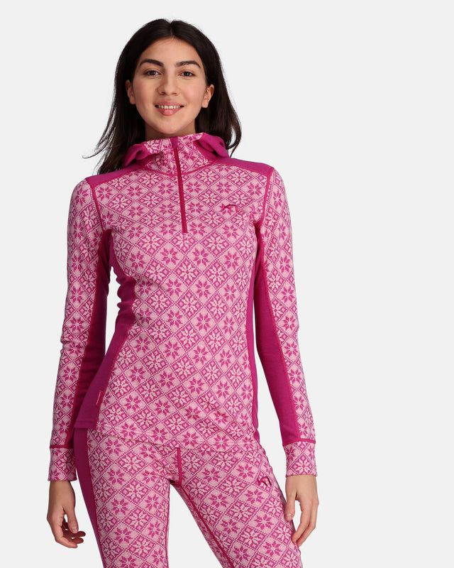 Kari Traa Rose Hoodie Skiundertrøje Dame - Fucha - Fucha