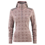 Kari Traa Rose Baselayer Hoodie Uldhættetrøje – 100% Merinould - Taupe