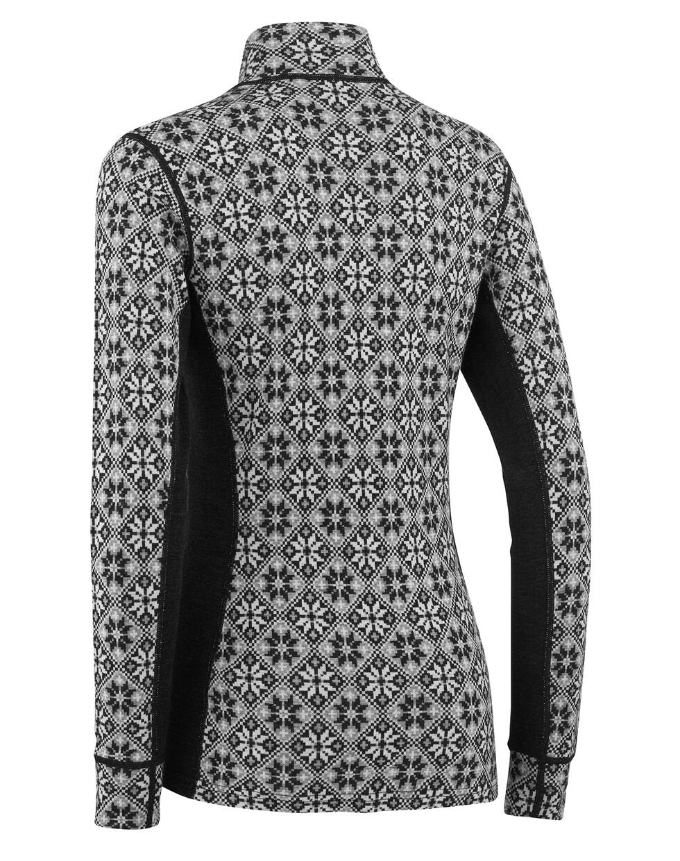 Kari Traa Rose Half Zip & Capri Skiundertøj Sæt Dame - Black -