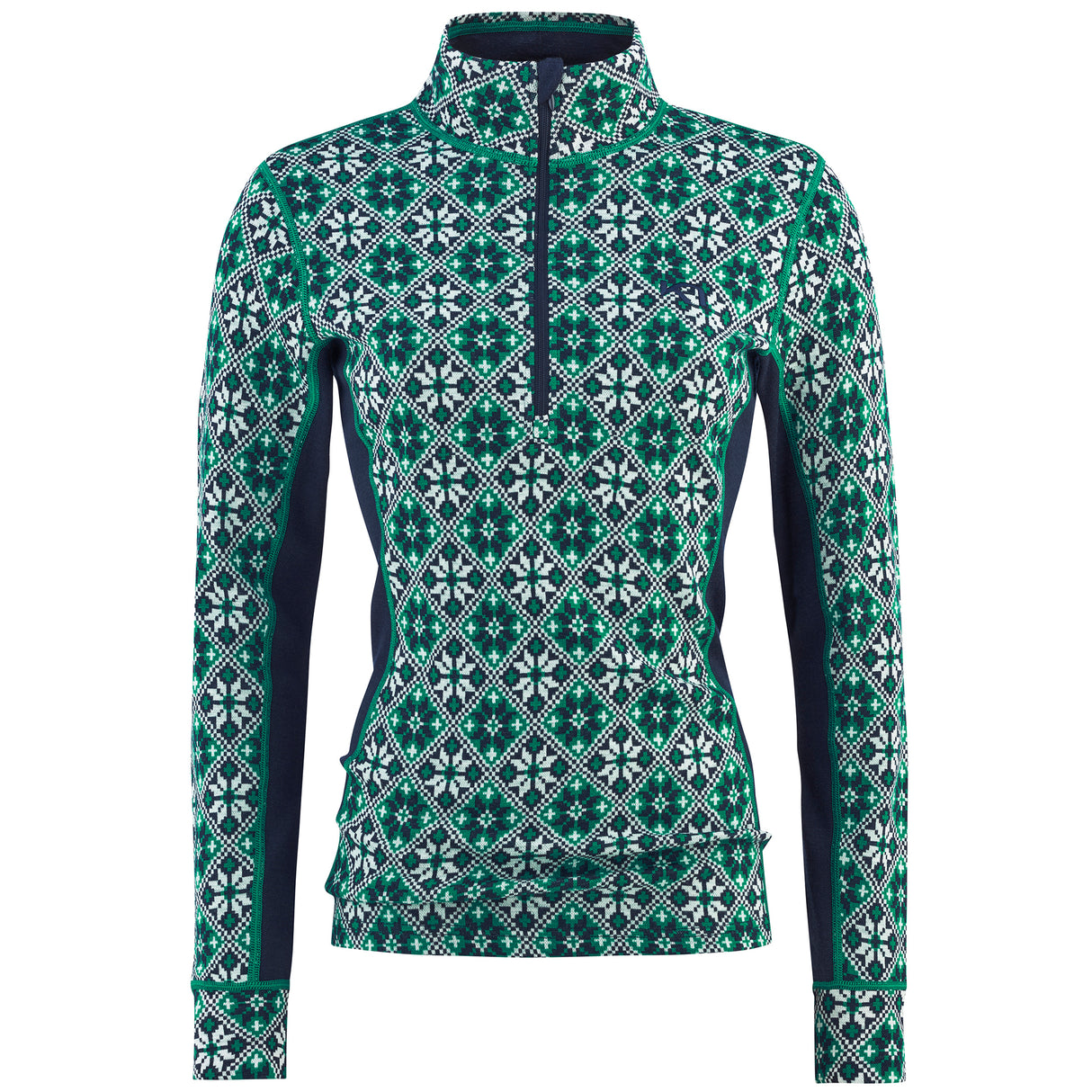 Kari Traa Rose Half Zip Baselayer Top Skiundertrøje Dame - Cress