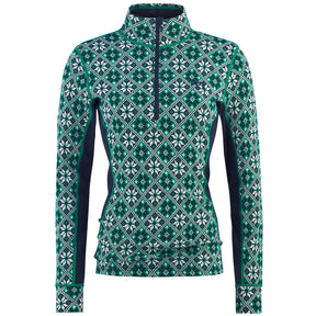 Kari Traa Rose Half Zip Skiundertrøje Dame - Cress - Cress