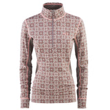 Kari Traa Rose Half Zip Baselayer Top Skiundertrøje Dame - Taupe