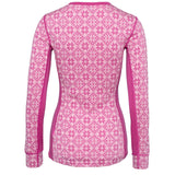 Kari Traa Rose Long Sleeve High Waist Skiundertøj Sæt Dame - Fucha Pink