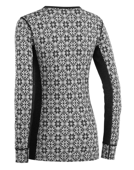 Kari Traa Rose Long Sleeve High Waist Skiundertøj Sæt Dame - Black -