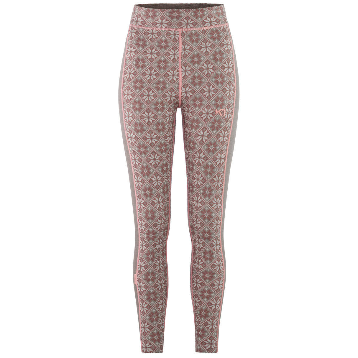 Kari Traa Rose High Waisted Baselayer Pants Skiunderbukser Dame - Taupe