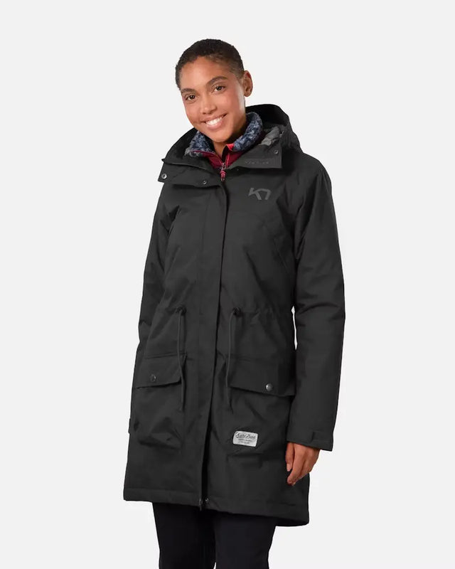 Kari Traa Tesdal Parka Vinterfrakke Dame - Black