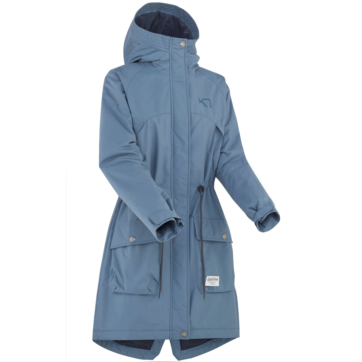 Kari Traa Tesdal Parka Vinterfrakke Dame - Sail Grey