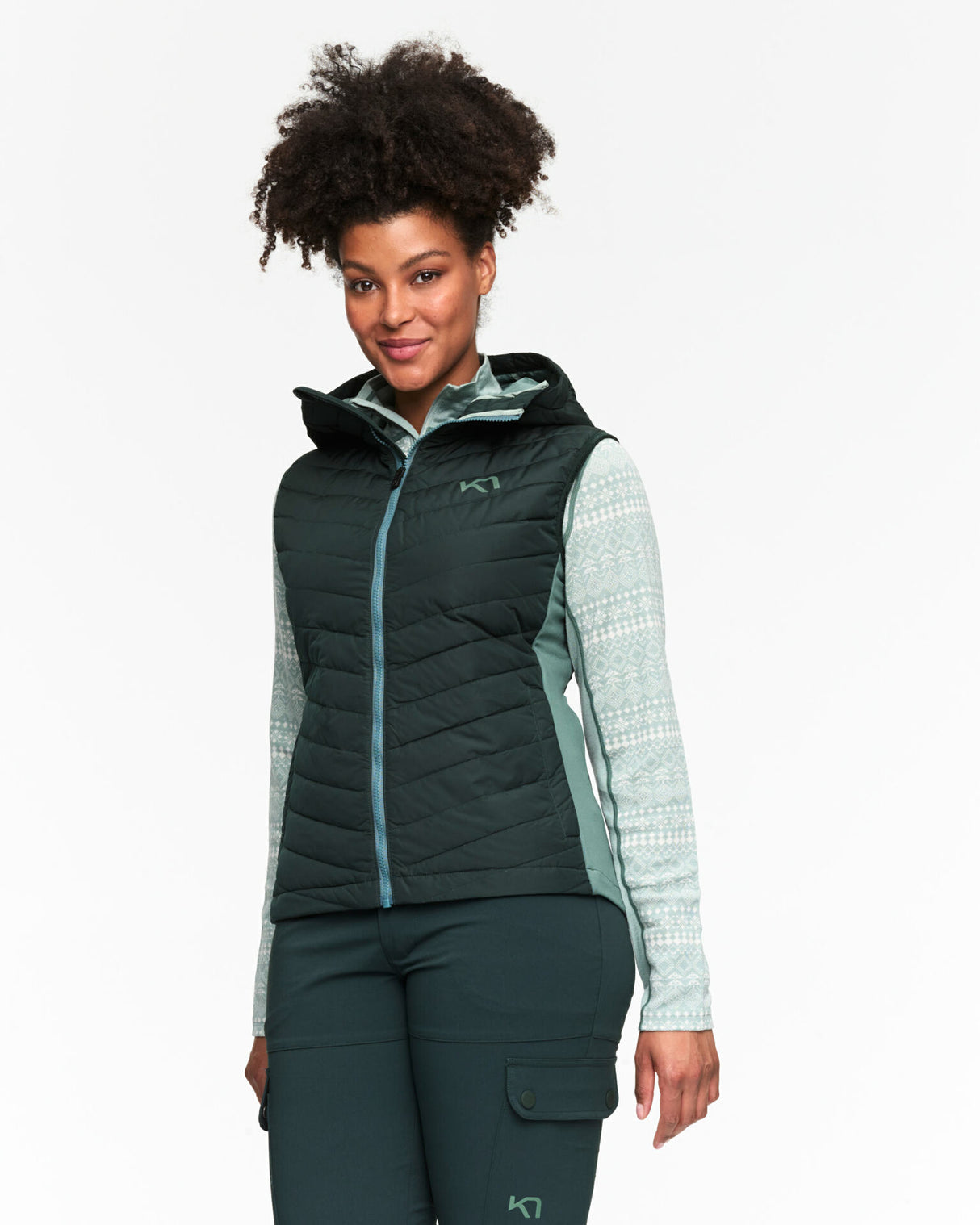 Kari Traa Eva Down Vest Dunvest Ladies