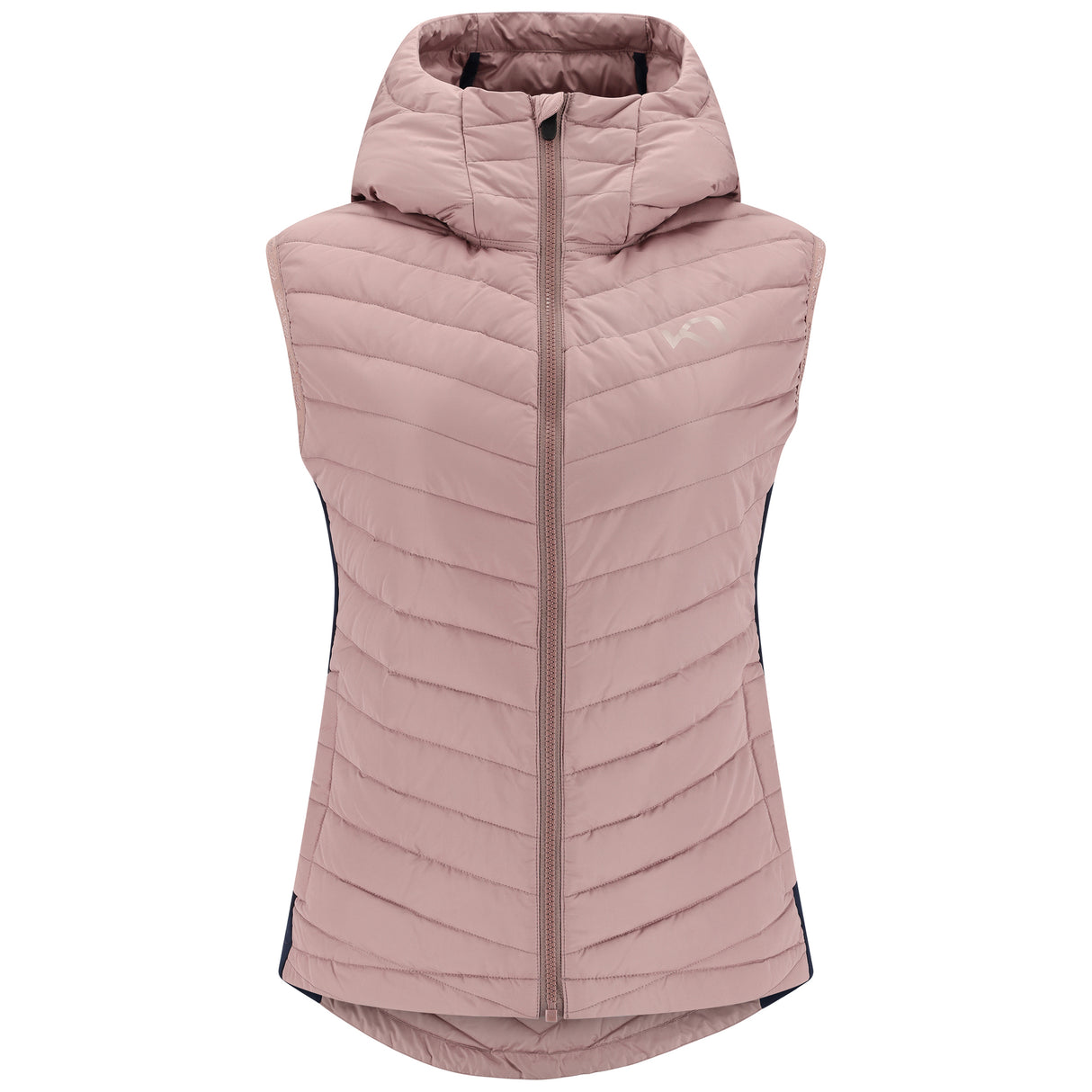 Kari Traa Eva Down Vest Dunvest Dame - Taupe