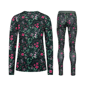 Kari Traa Fryd Baselayer Skiundertøj Sæt Dame - Pine Green - XL