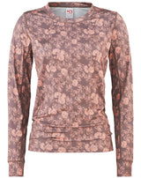 Kari Traa Fantastisk Skiundertøj Sæt Dame - Recycled Taupe Dusty Pink -