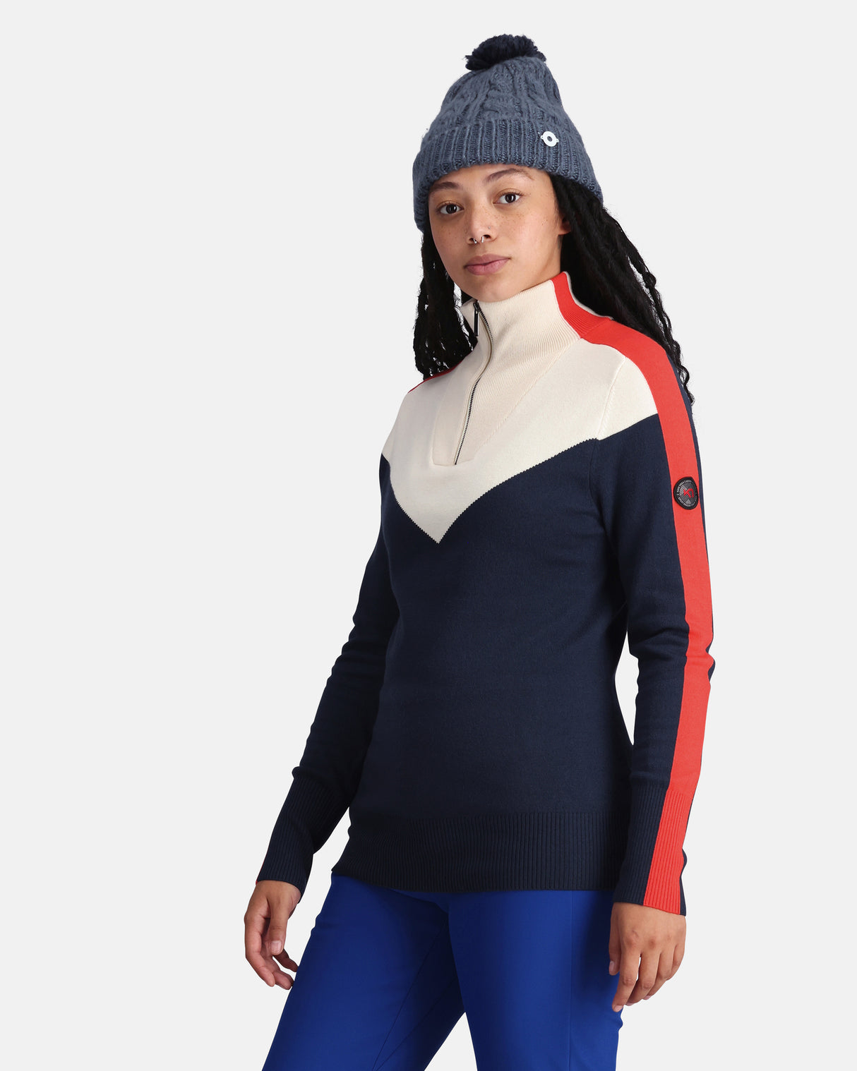 Kari Traa Voss Knit Half Zip Striktrøje Dame -