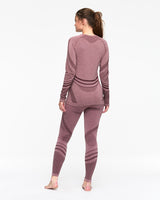 Kari Traa Oline Long Sleeve Skiundertøj Sæt Dame - Taupe -