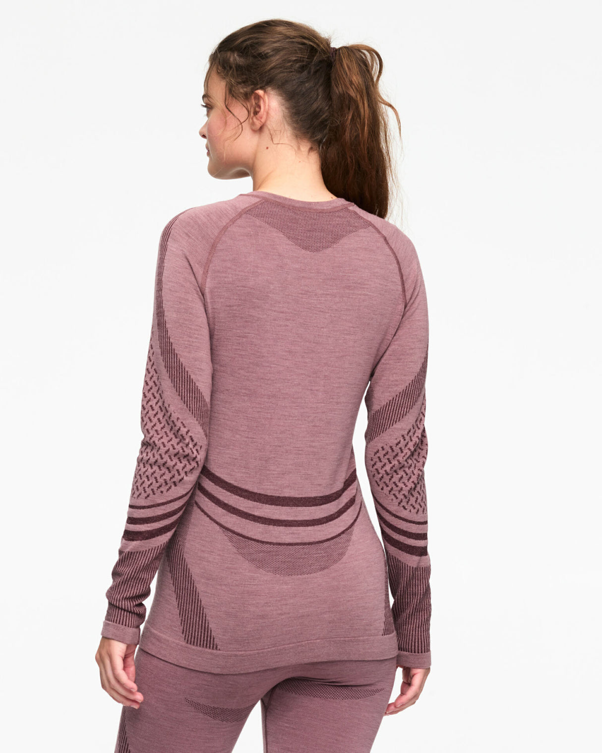 Kari Traa Oline Long Sleeve Skiundertøj Sæt Dame - Taupe -