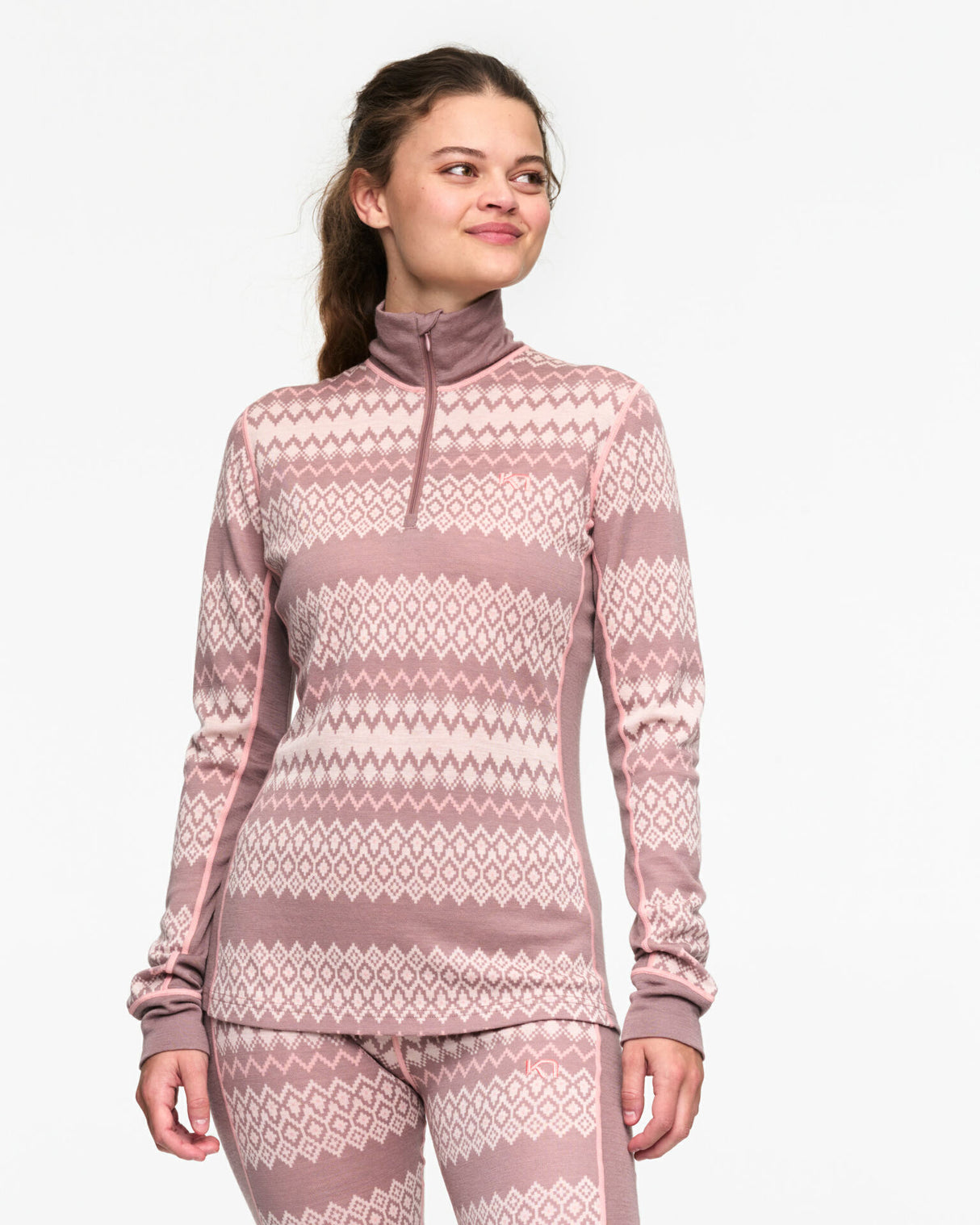 Kari Traa Agnes 2.0 Half Zip Skiundertrøje Dame