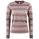 Kari Traa Agnes 2.0 Long Sleeve Skiundertøj Sæt Dame - Taupe -