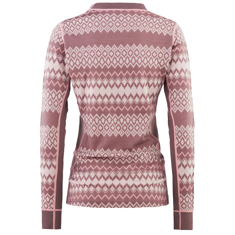 Kari Traa Agnes 2.0 Long Sleeve Skiundertøj Sæt Dame - Taupe -