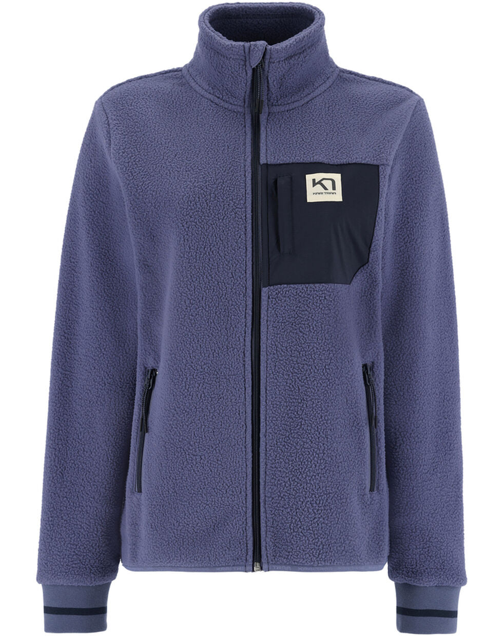 Kari Traa Røthe Midlayer Fleecetrøje Plus Size - Moon Blue -