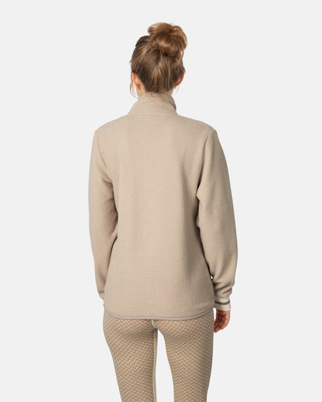 Kari Traa Røthe Midlayer Fleecetrøje Dame - Mocha -