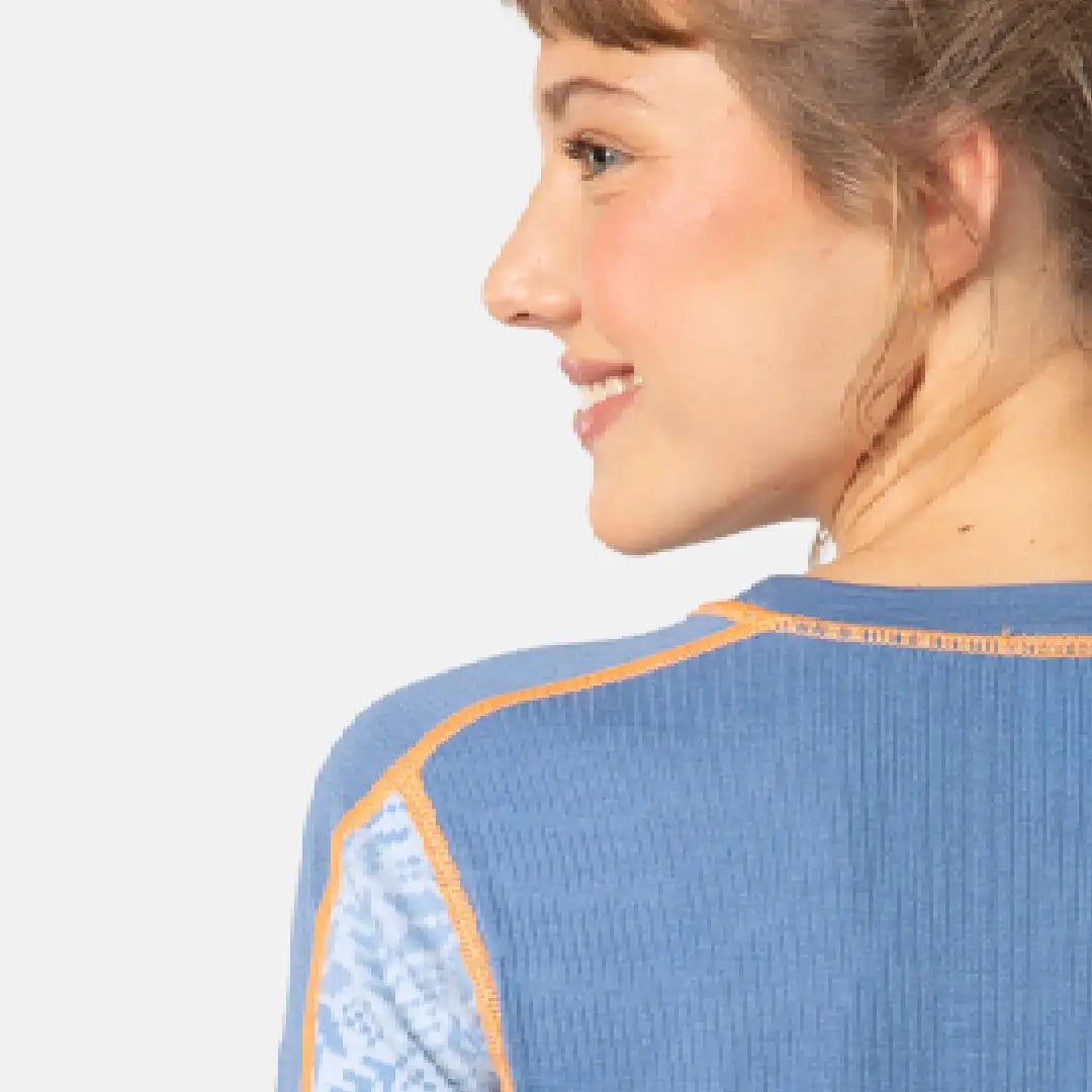 Kari Traa Anna Long Sleeve Skiundertrøje Dame - Sea -