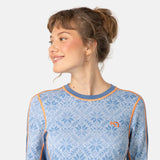 Kari Traa Anna Long Sleeve Skiundertrøje Dame - Sea -