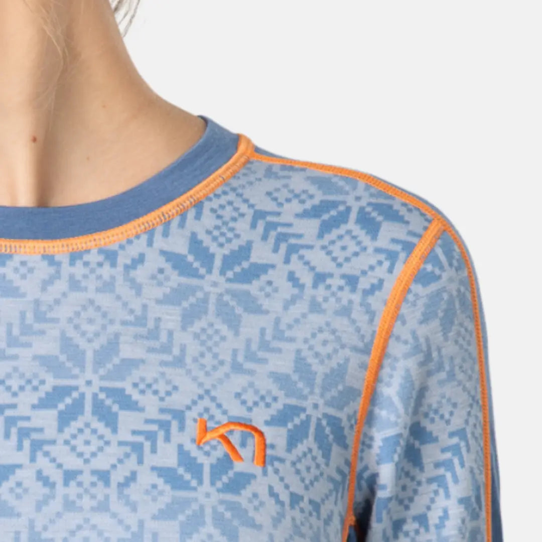 Kari Traa Anna Long Sleeve Skiundertrøje Dame - Sea -