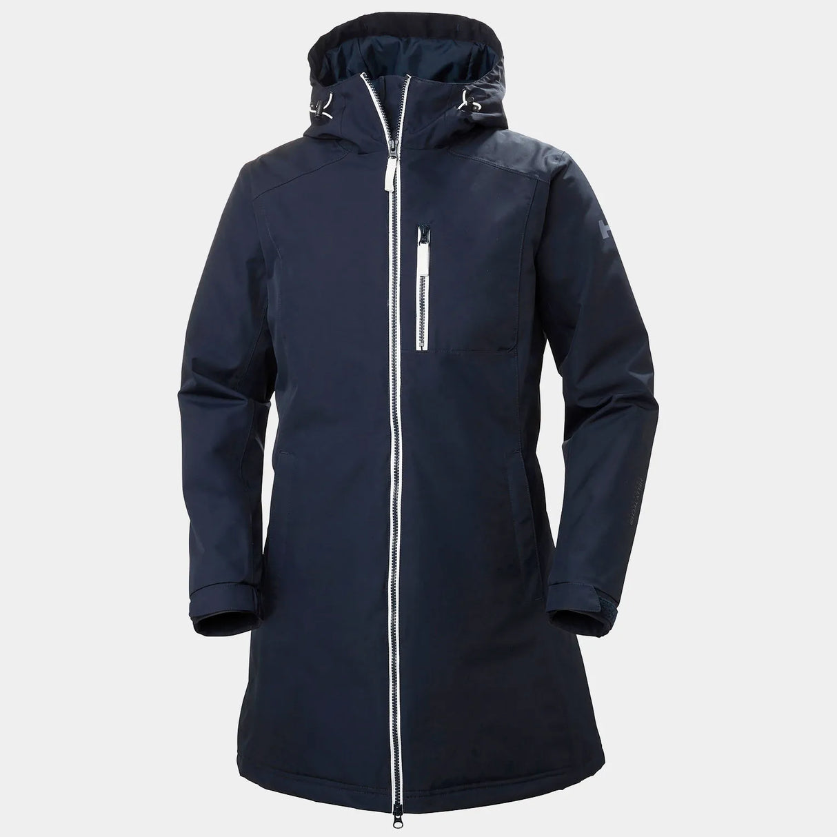 Helly Hansen Women's Long Belfast Winter Jacket Vinterfrakke Dame - Navy