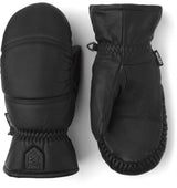 Hestra Leather Box Mitt Skiluffer - Black