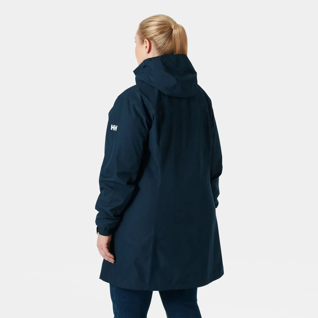 Helly Hansen Women’s Aden Long Rain Jacket Regnjakke Dame - Navy -