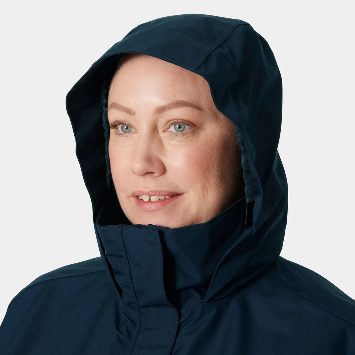Helly Hansen Women’s Aden Long Rain Jacket Regnjakke Dame - Navy -