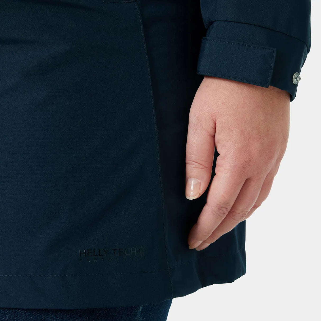 Helly Hansen Women’s Aden Long Rain Jacket Regnjakke Dame - Navy -