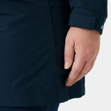 Helly Hansen Women’s Aden Long Rain Jacket Regnjakke Dame - Navy -