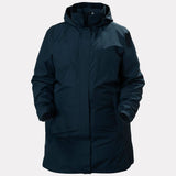 Helly Hansen Women’s Aden Long Rain Jacket Regnjakke Dame - Navy -