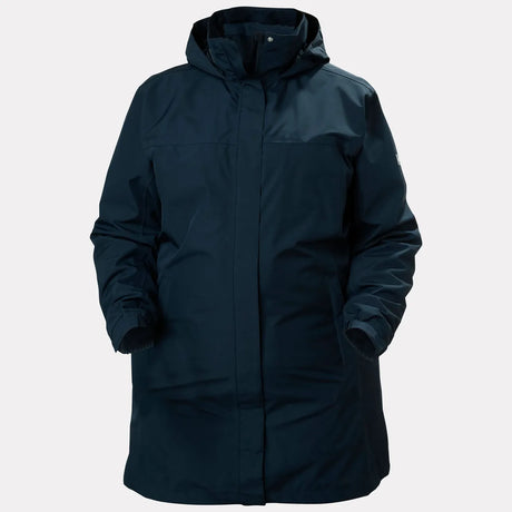 Helly Hansen Women’s Aden Long Rain Jacket Regnjakke Dame - Navy -