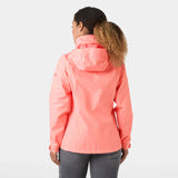 Helly Hansen Women's Aden Rain Jacket Regnjakke Dame - Coral Almond -