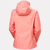 Helly Hansen Women's Aden Rain Jacket Regnjakke Dame - Coral Almond -