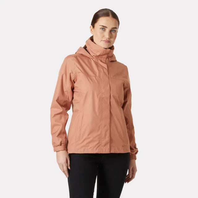 Helly Hansen Women's Aden Rain Jacket Regnjakke Dame - Cedarwood - Cedarwood