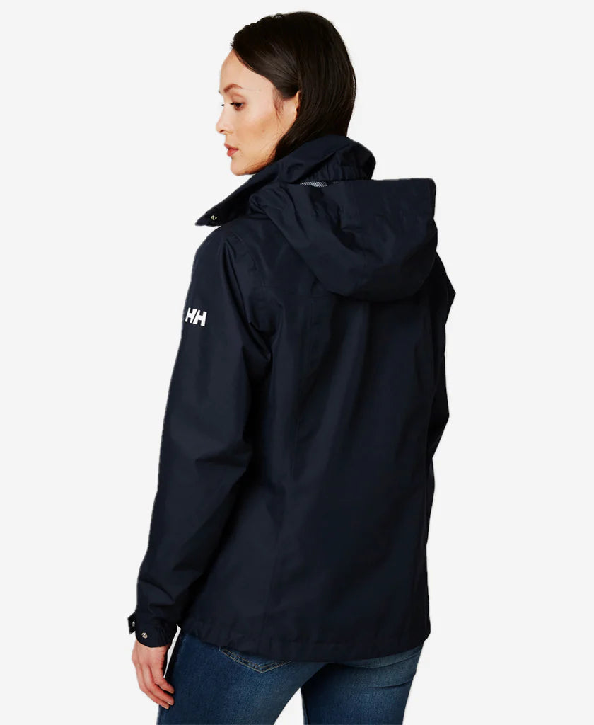 Helly Hansen Women's Aden Rain Jacket Regnjakke Dame - Navy -