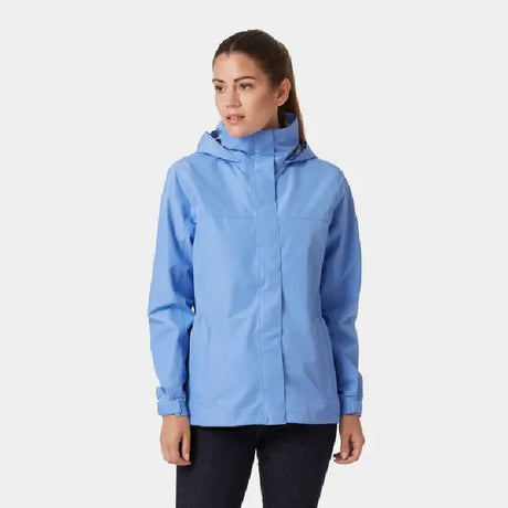 Helly Hansen Women's Aden Rain Jacket Regnjakke Dame - Skagen Blue - Skagen Blue