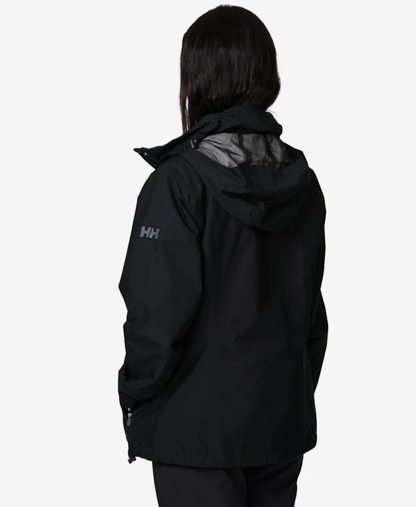 Helly Hansen Women's Aden Rain Jacket Regnjakke Dame - Black -