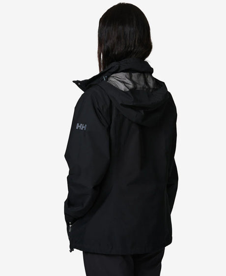 Helly Hansen Women's Aden Rain Jacket Regnjakke Dame - Black -