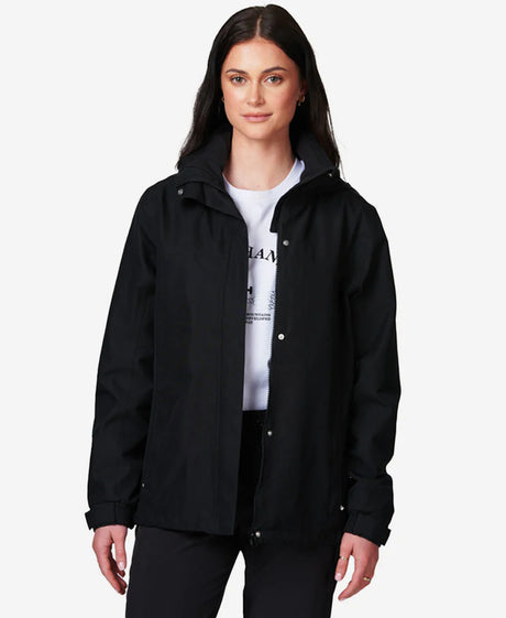 Helly Hansen Women's Aden Rain Jacket Regnjakke Dame - Black -