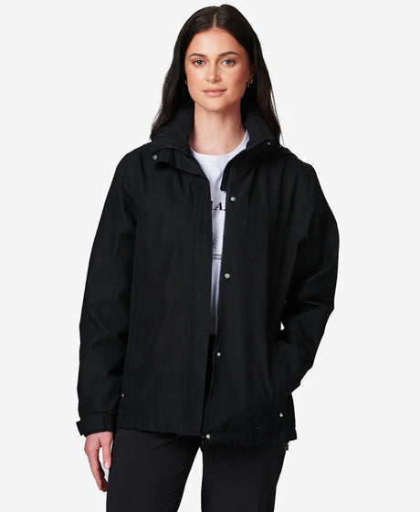 Helly Hansen Women's Aden Rain Jacket Regnjakke Dame - Black - Black